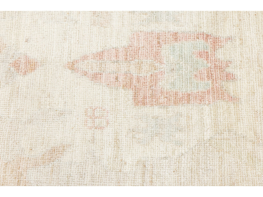 Modern Oushak Wool Rug 10 X 13