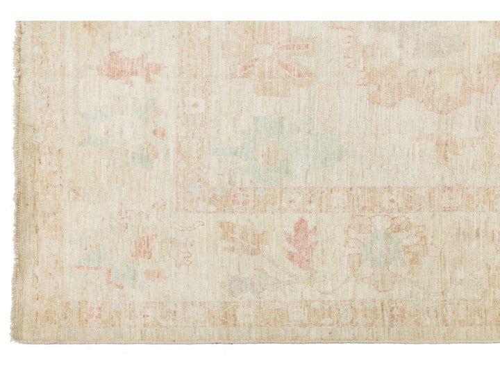 Modern Oushak Wool Rug 10 X 13