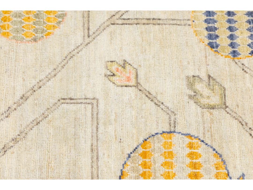 Modern Khotan Wool Rug 9 X 12