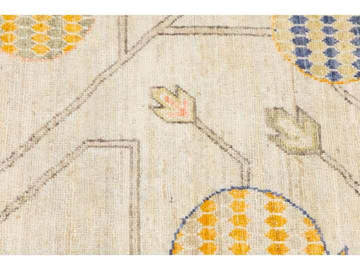 Modern Khotan Wool Rug 9 X 12