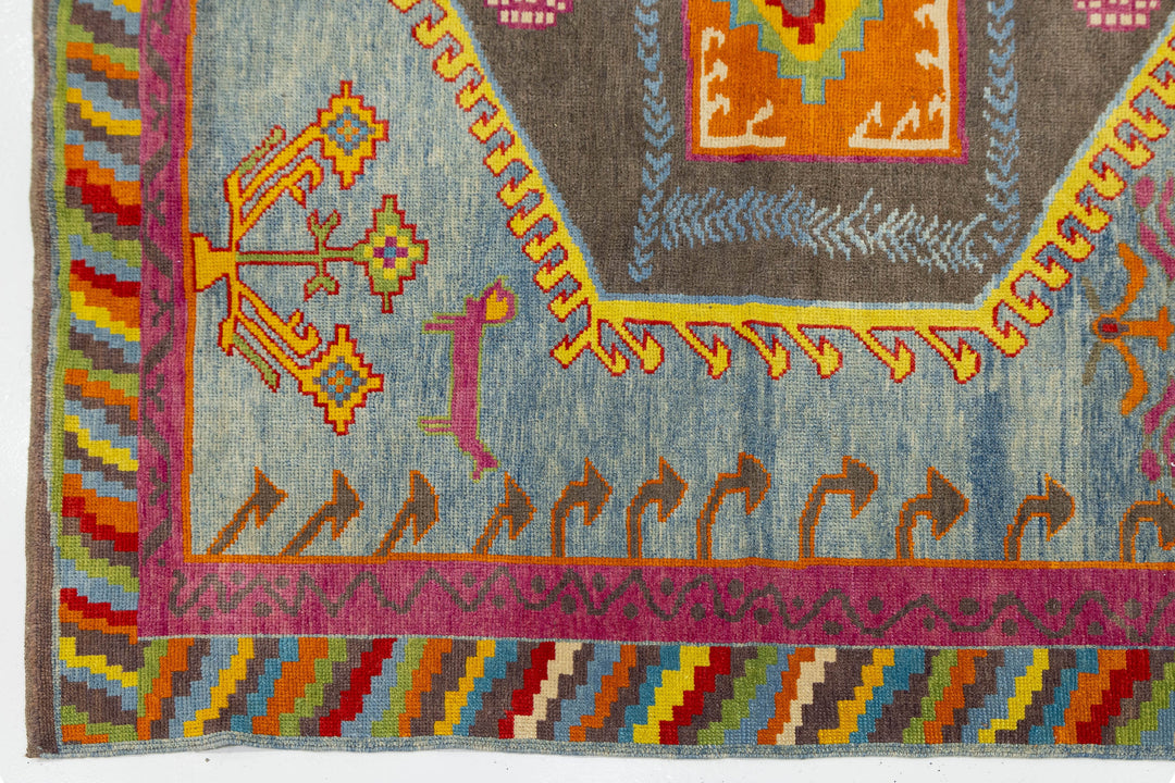 Modern Turkish Kars Wool Rug 10 X 14