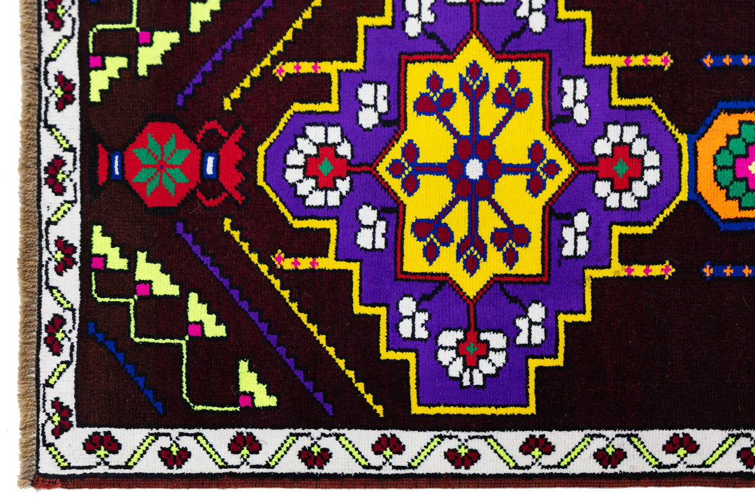 Modern Turkish Anatolian Wool Runner 3 X 11