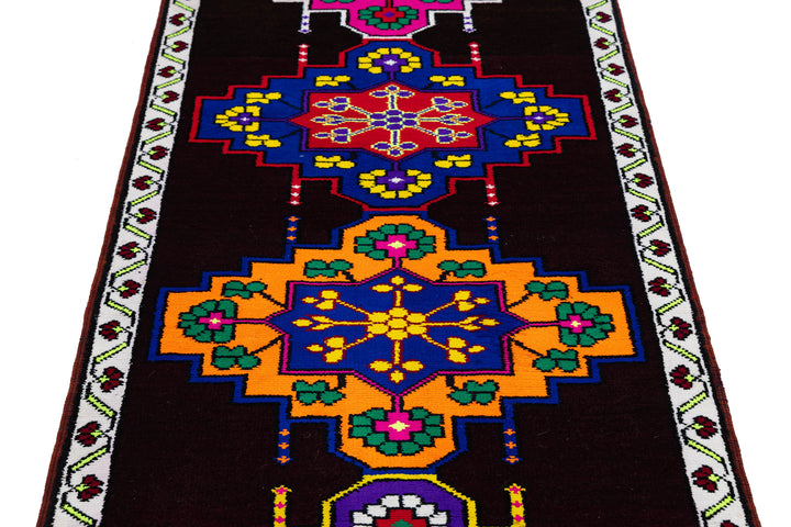 Modern Turkish Anatolian Wool Runner 3 X 11