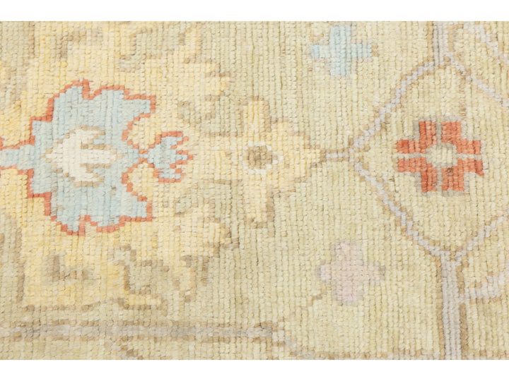 Modern Oushak Wool Rug 10 X 10