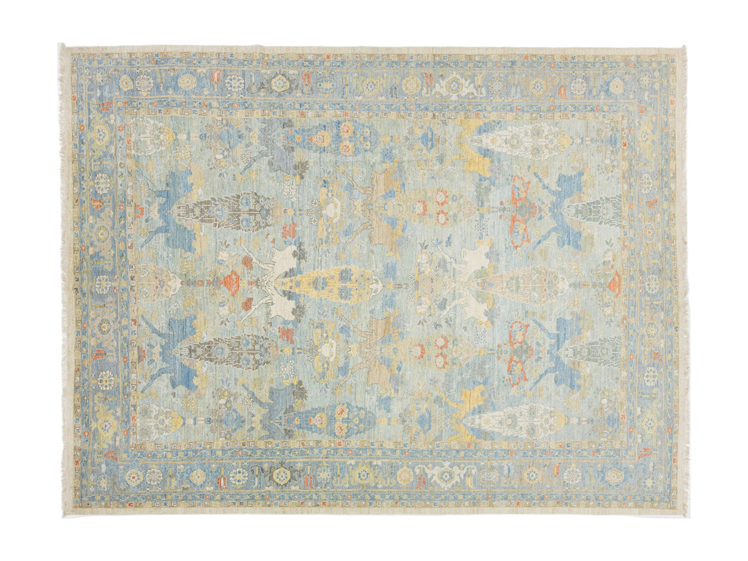 Modern Sultanabad Wool Rug 12 X 16