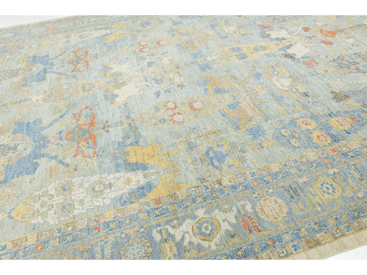 Modern Sultanabad Wool Rug 12 X 16