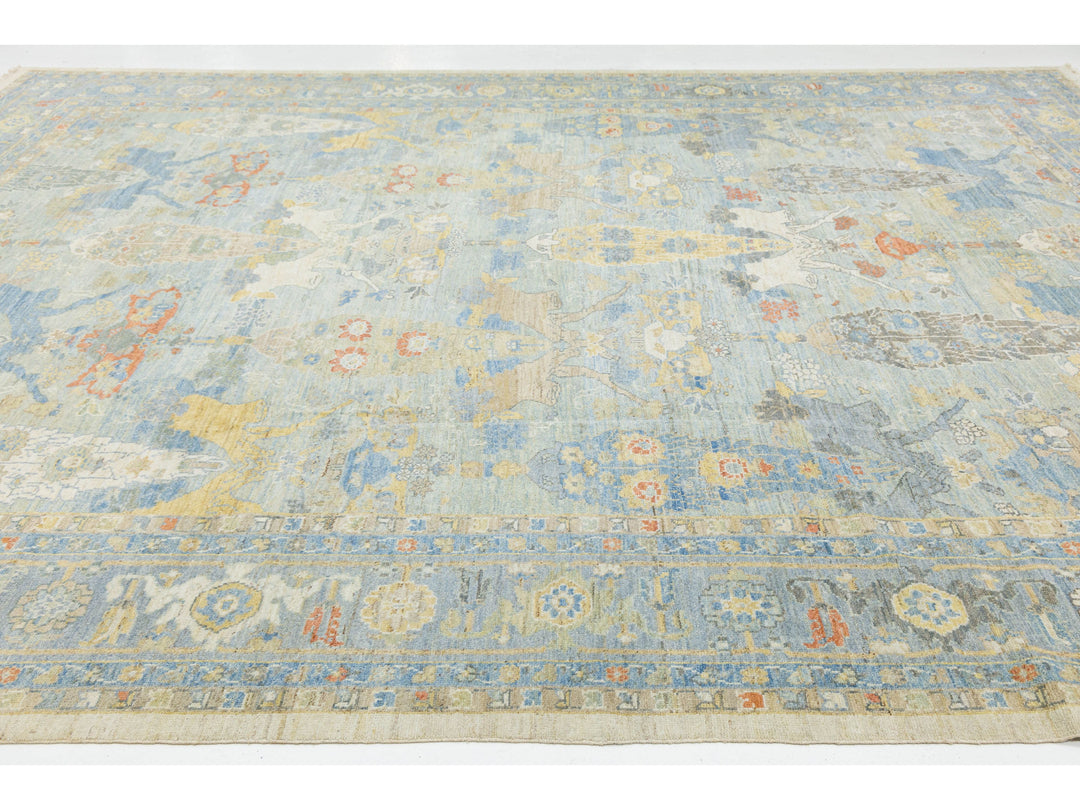 Modern Sultanabad Wool Rug 12 X 16