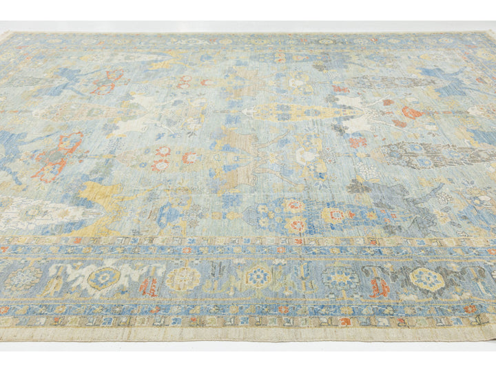 Modern Sultanabad Wool Rug 12 X 16