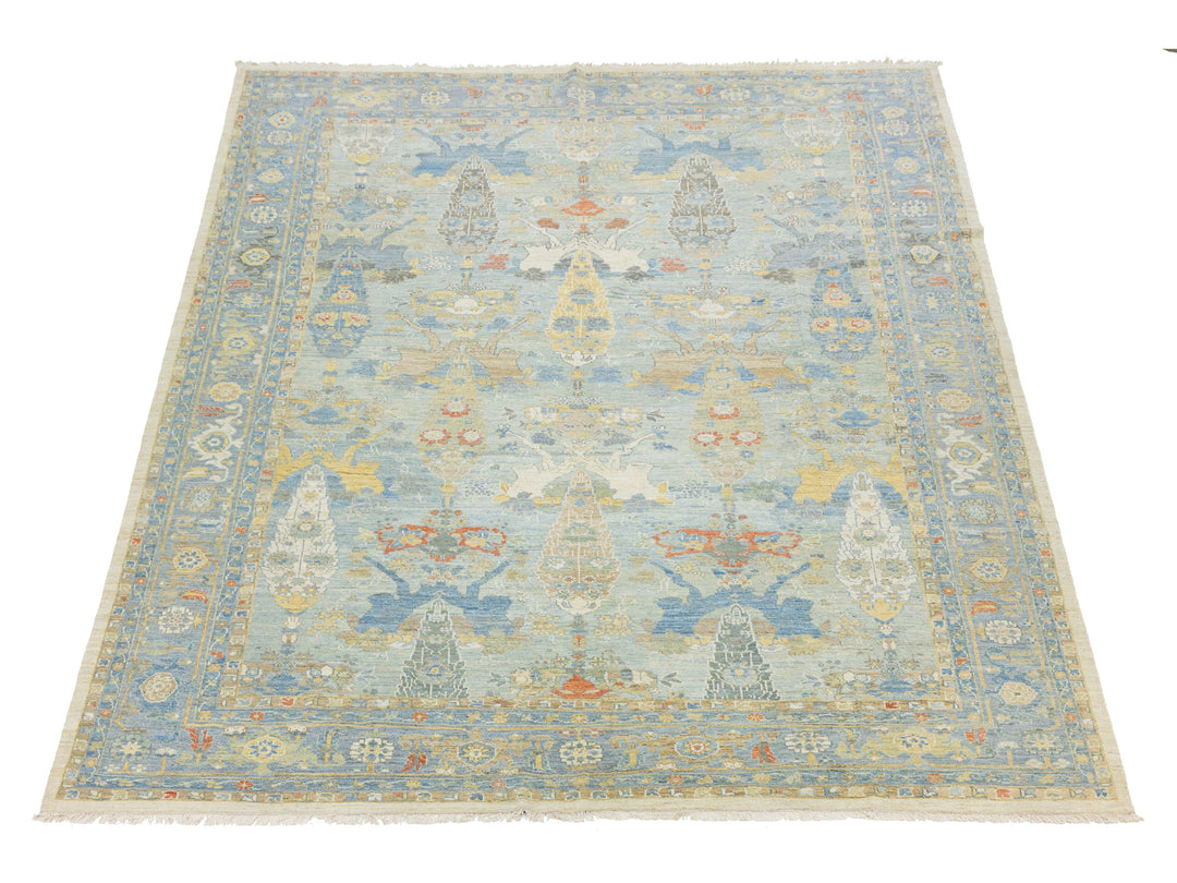 Modern Sultanabad Wool Rug 12 X 16