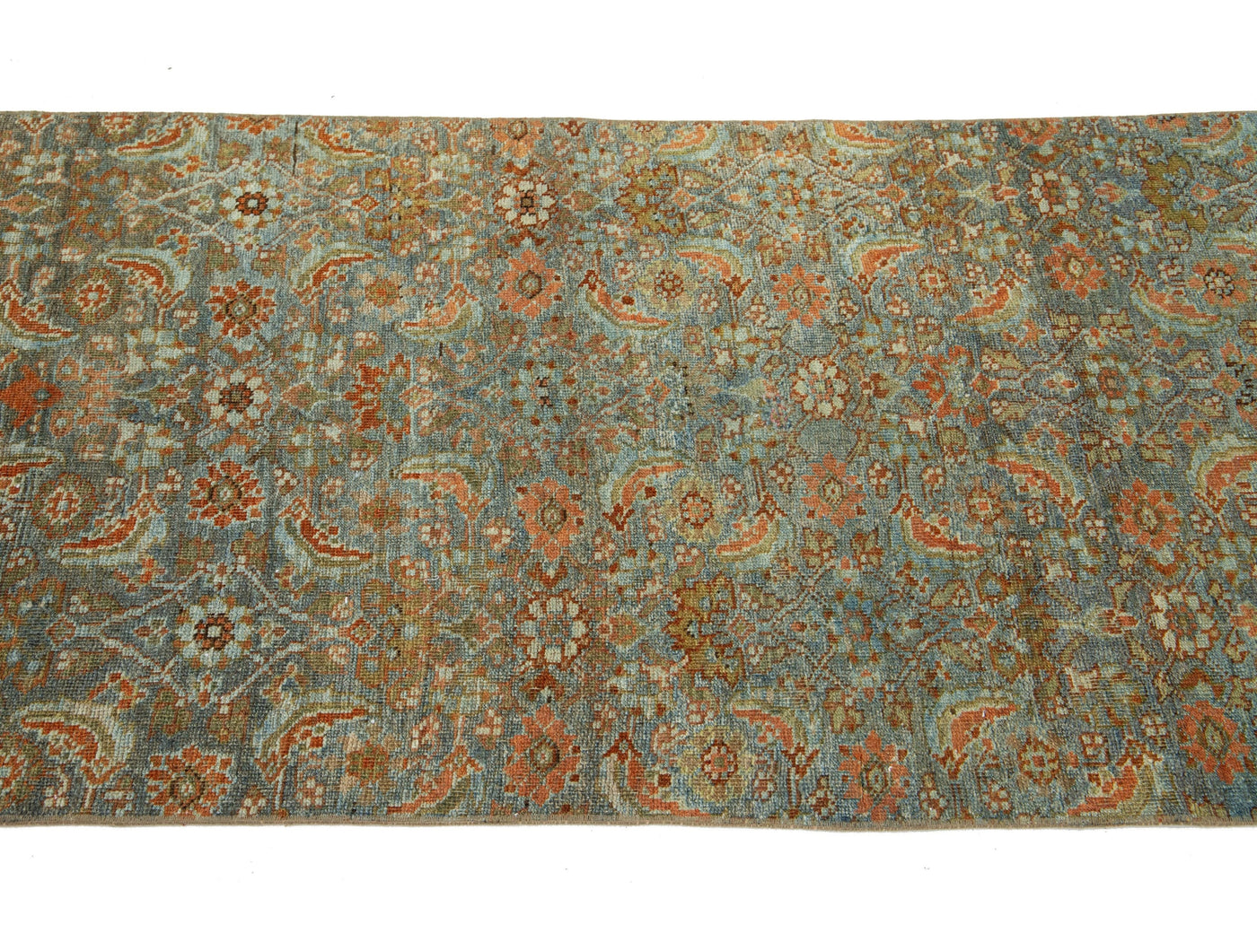 Antique Malayer Wool Runner 3 X 14