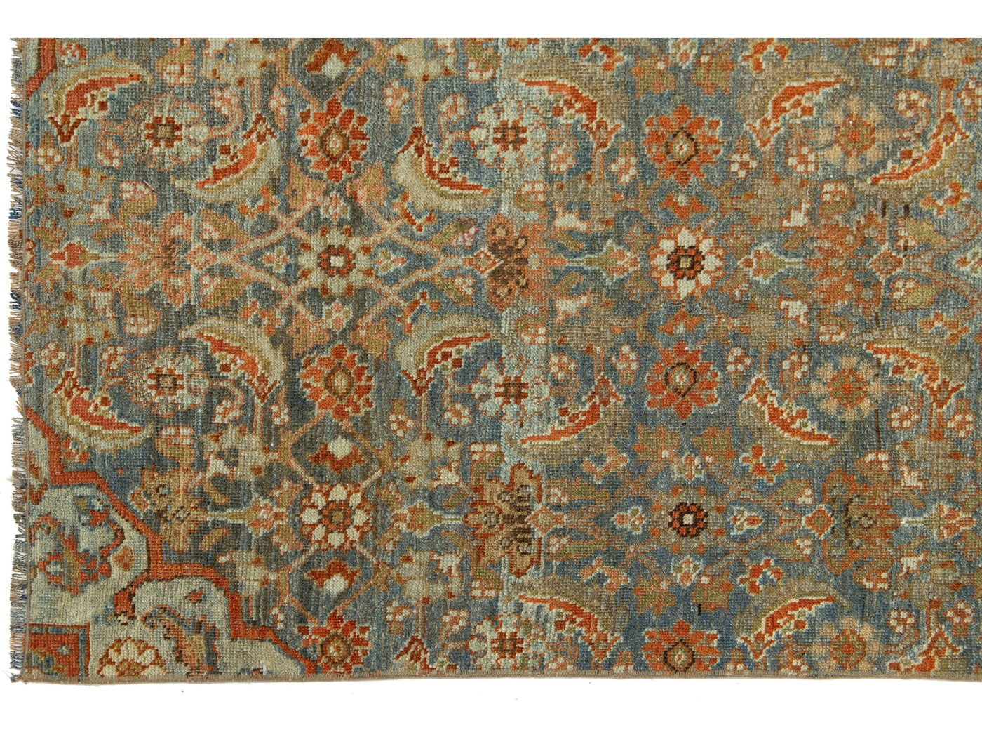 Antique Malayer Wool Runner 3 X 14