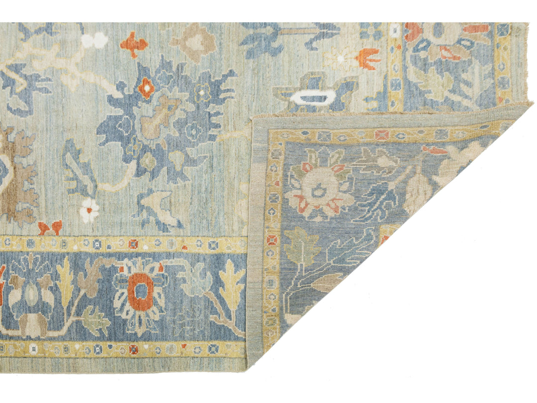Modern Sultanabad Wool Rug 10 X 12