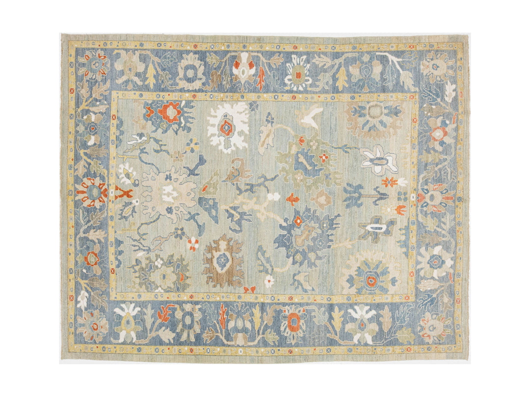 Modern Sultanabad Wool Rug 10 X 12