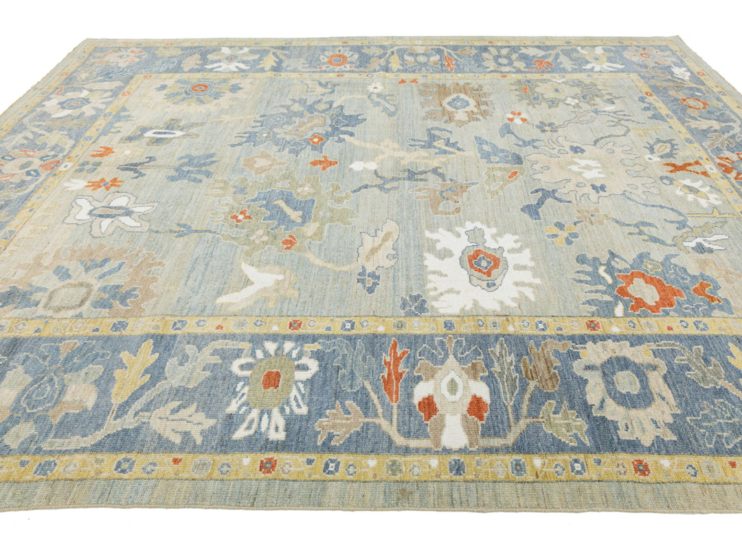 Modern Sultanabad Wool Rug 10 X 12
