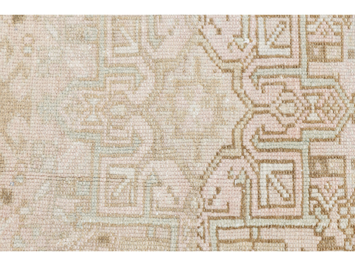 Antique Heriz Wool Rug 8 X 11