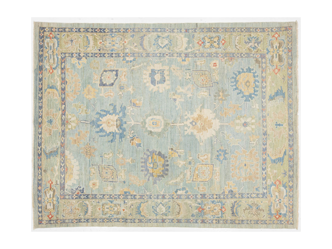 Modern Sultanabad Wool Rug 8 X 11