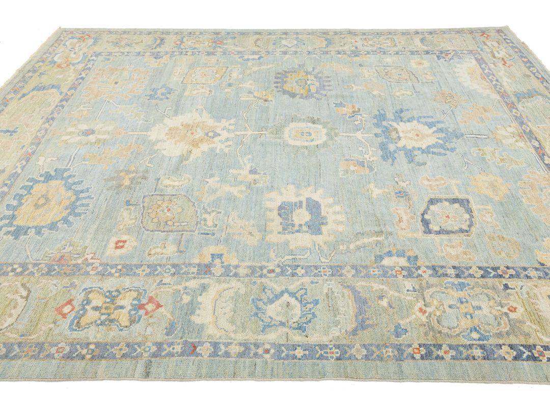 Modern Sultanabad Wool Rug 8 X 11