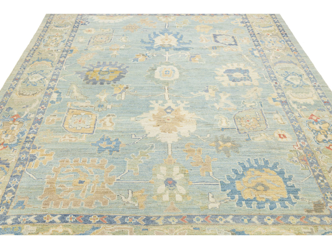 Modern Sultanabad Wool Rug 8 X 11