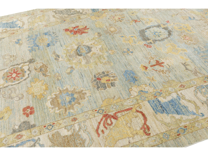 Modern Sultanabad Wool Rug 6 X 10