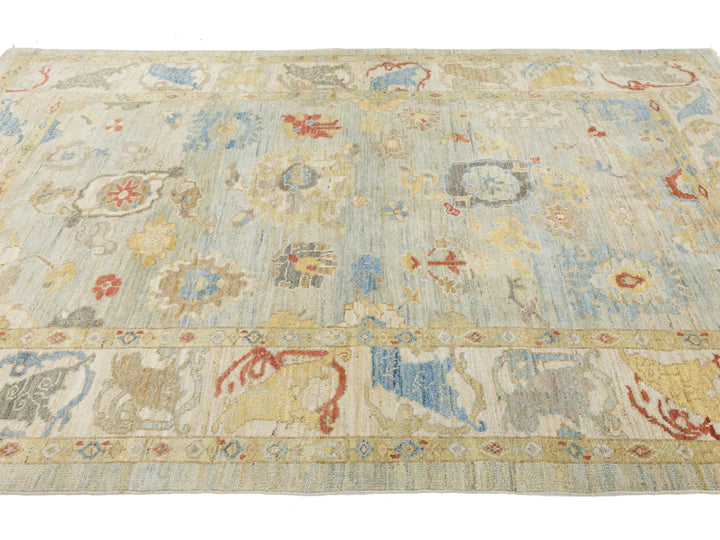 Modern Sultanabad Wool Rug 6 X 10