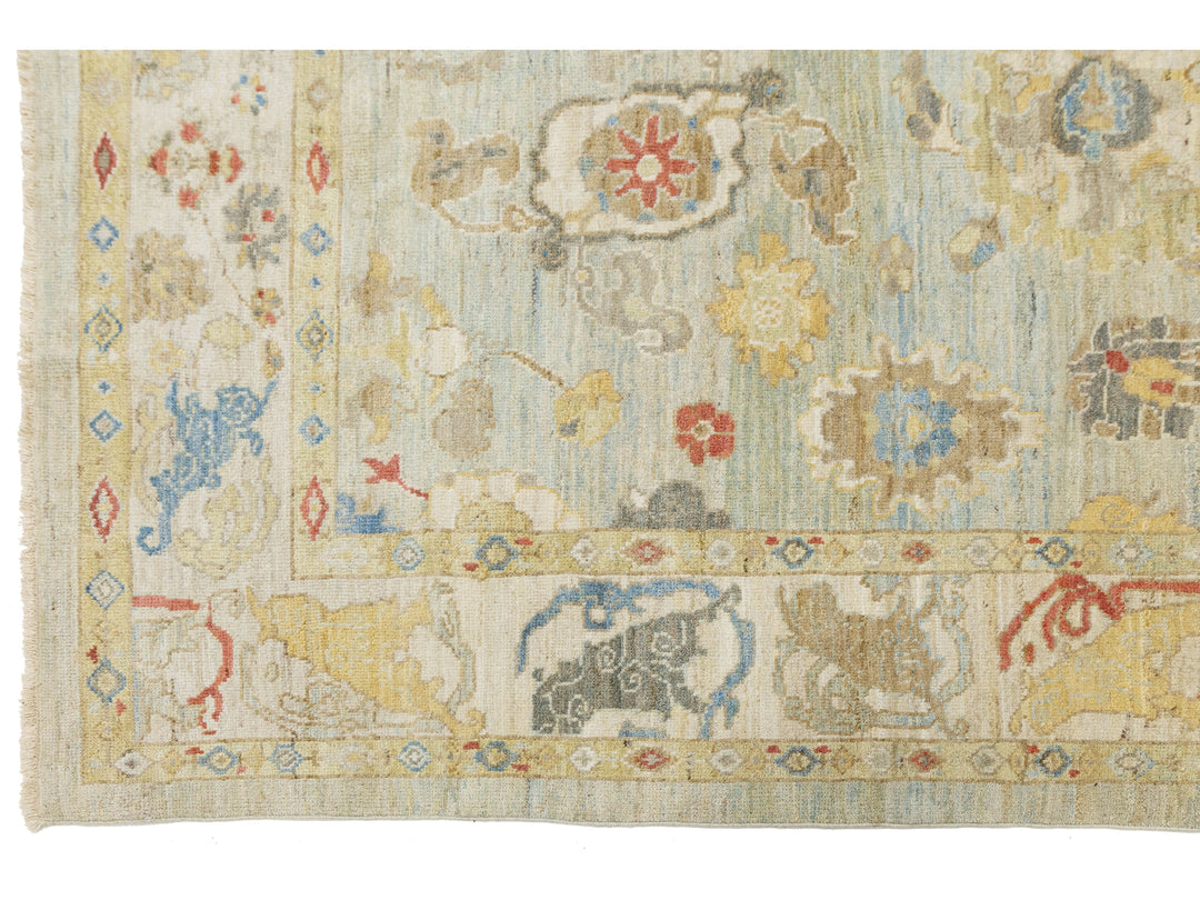 Modern Sultanabad Wool Rug 6 X 10