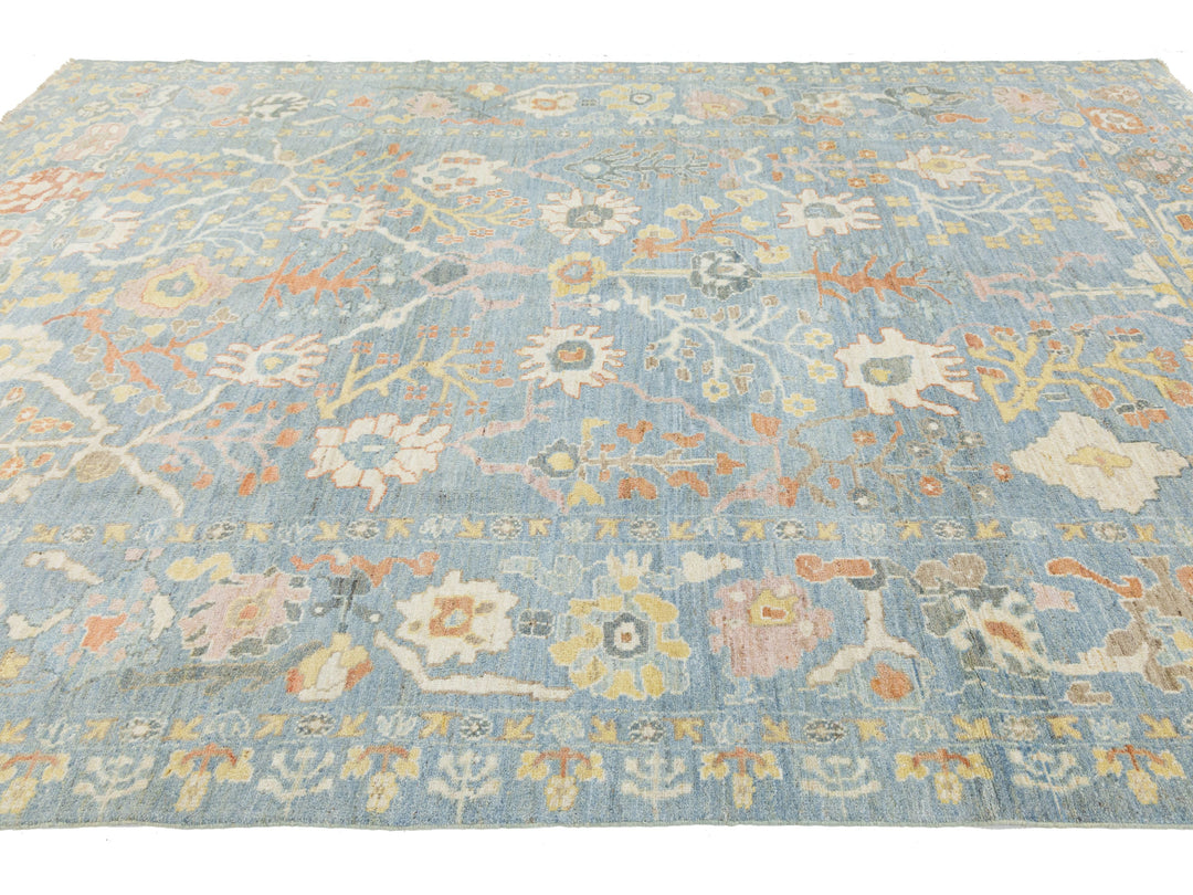 Modern Sultanabad Wool Rug 9 X 12