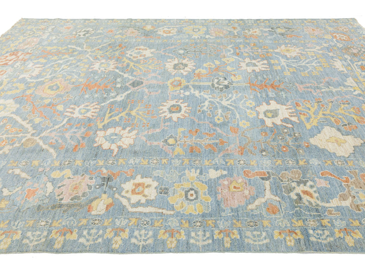 Modern Sultanabad Wool Rug 9 X 12