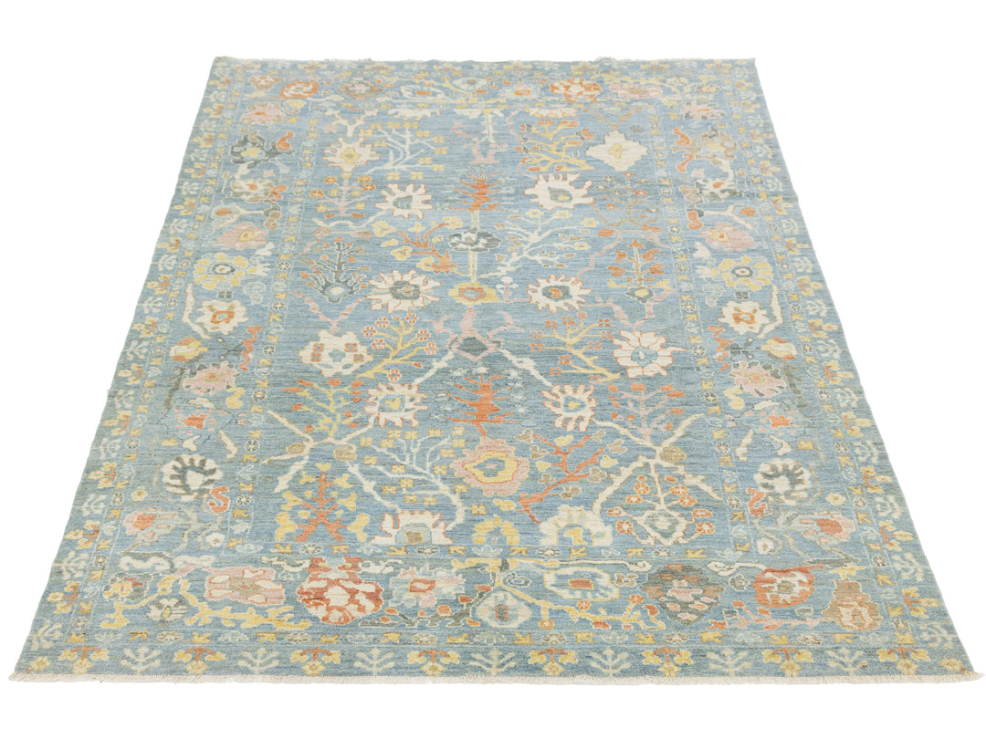 Modern Sultanabad Wool Rug 9 X 12