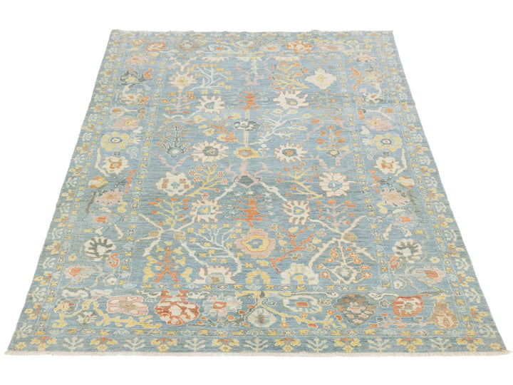 Modern Sultanabad Wool Rug 9 X 12