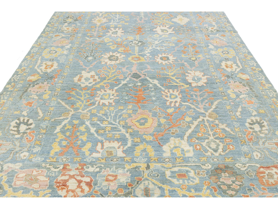 Modern Sultanabad Wool Rug 9 X 12