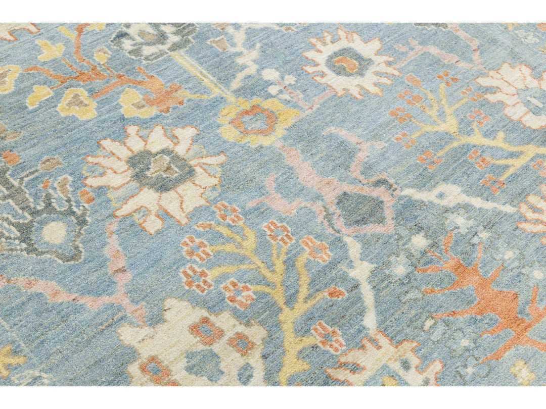 Modern Sultanabad Wool Rug 9 X 12