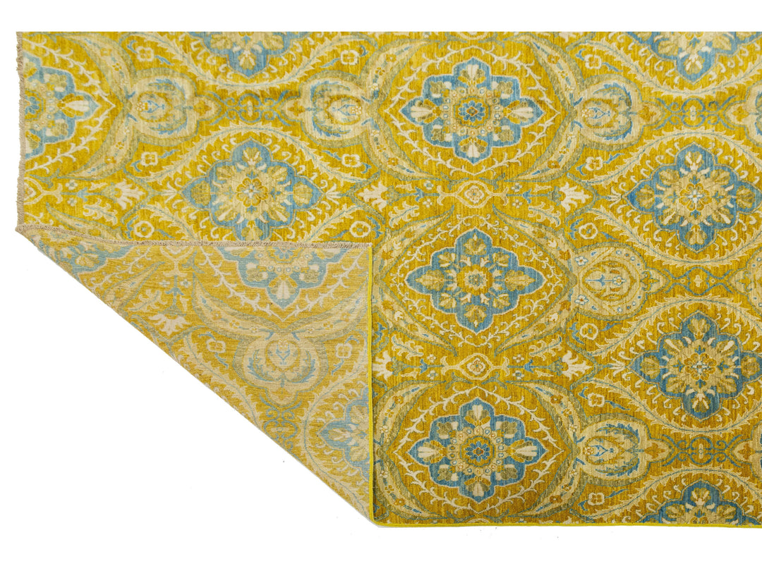 Modern Transitional Wool Rug 10 X 15