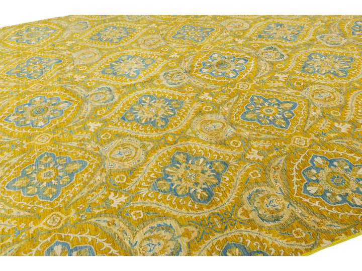 Modern Transitional Wool Rug 10 X 15