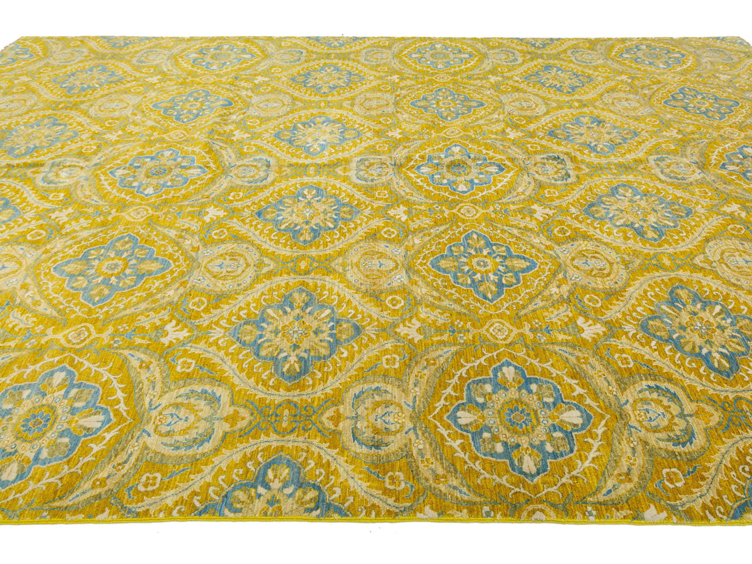 Modern Transitional Wool Rug 10 X 15