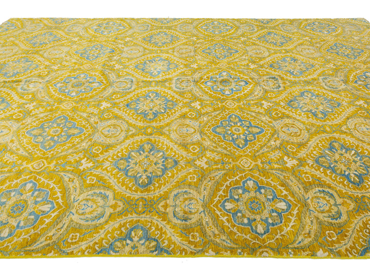 Modern Transitional Wool Rug 10 X 15