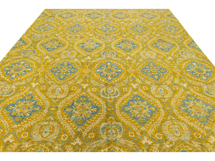 Modern Transitional Wool Rug 10 X 15