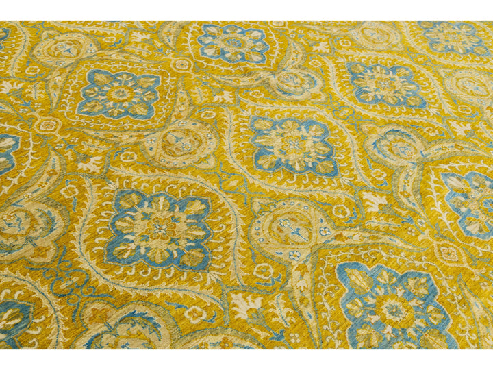 Modern Transitional Wool Rug 10 X 15