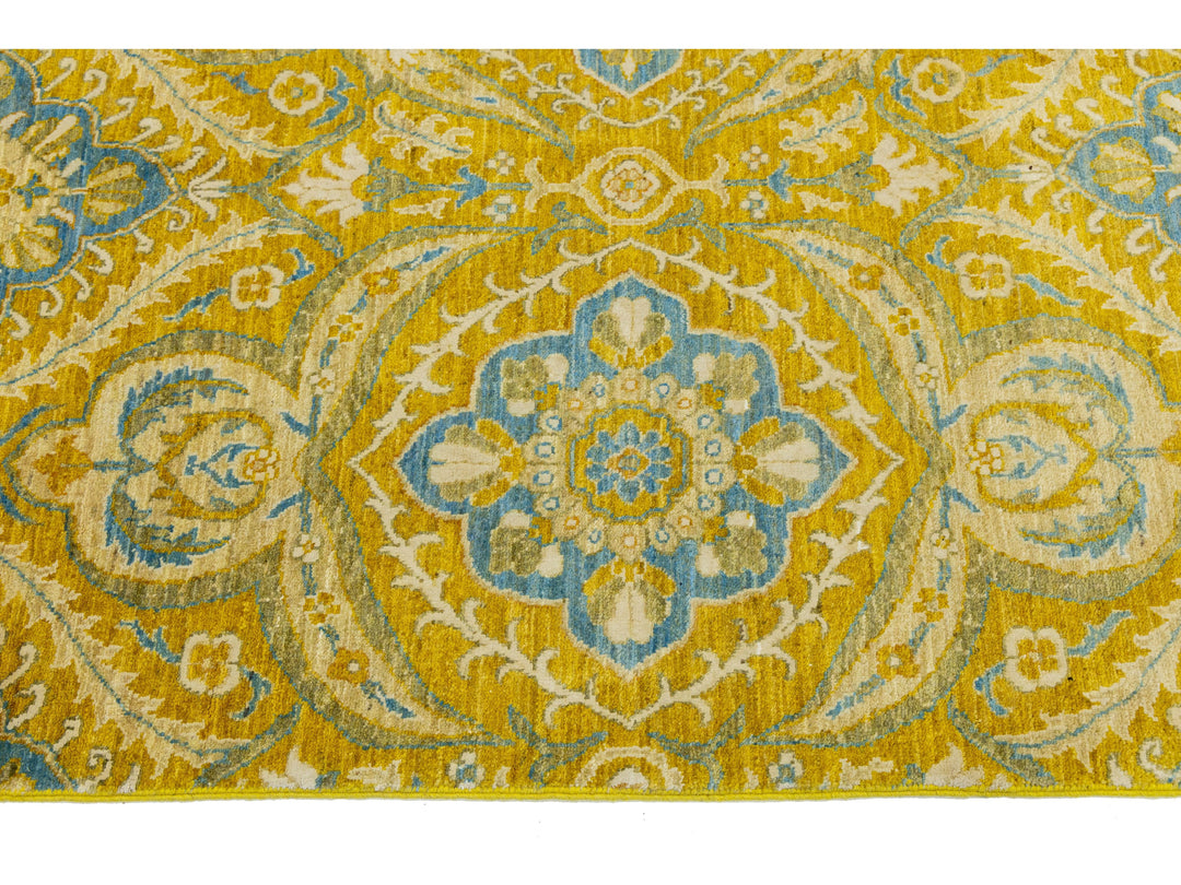 Modern Transitional Wool Rug 10 X 15