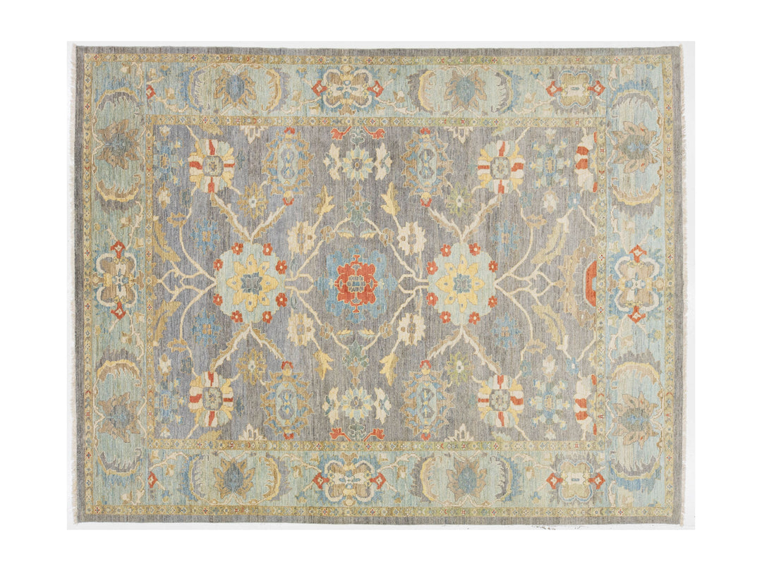 Modern Sultanabad Wool Rug 11 X 14