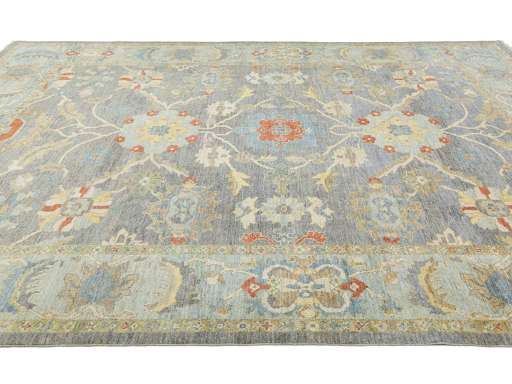 Modern Sultanabad Wool Rug 11 X 14