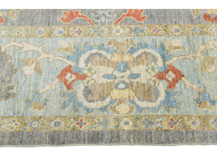 Modern Sultanabad Wool Rug 11 X 14