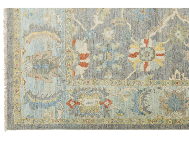 Modern Sultanabad Wool Rug 11 X 14