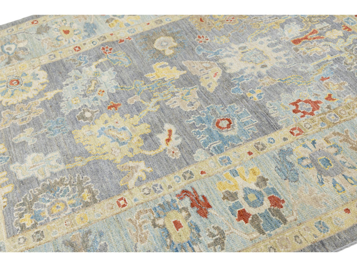 Modern Sultanabad Wool Rug 6 X 7