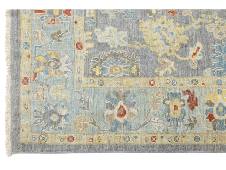 Modern Sultanabad Wool Rug 6 X 7