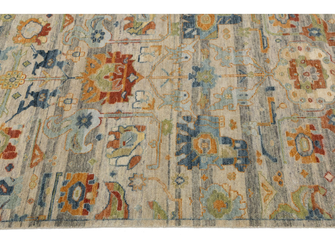 Modern Agra Wool Rug 9 X 12