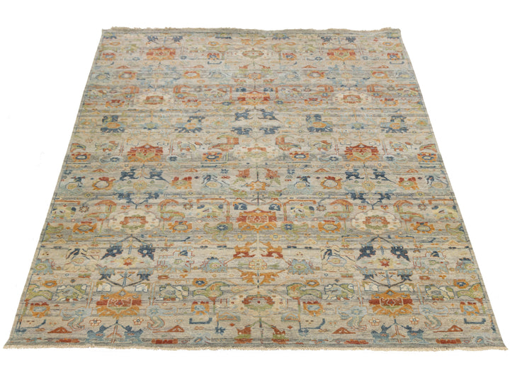 Modern Agra Wool Rug 9 X 12