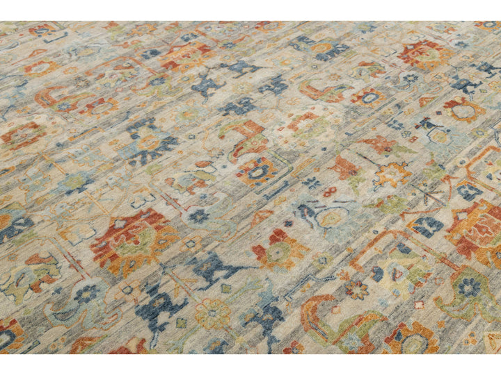 Modern Agra Wool Rug 9 X 12