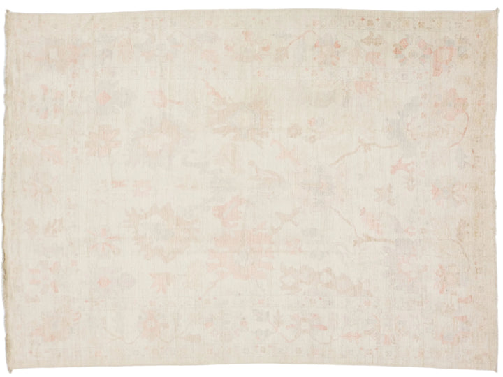 Modern Oushak Wool Rug 10 X 13