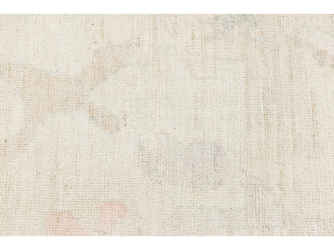 Modern Oushak Wool Rug 10 X 13