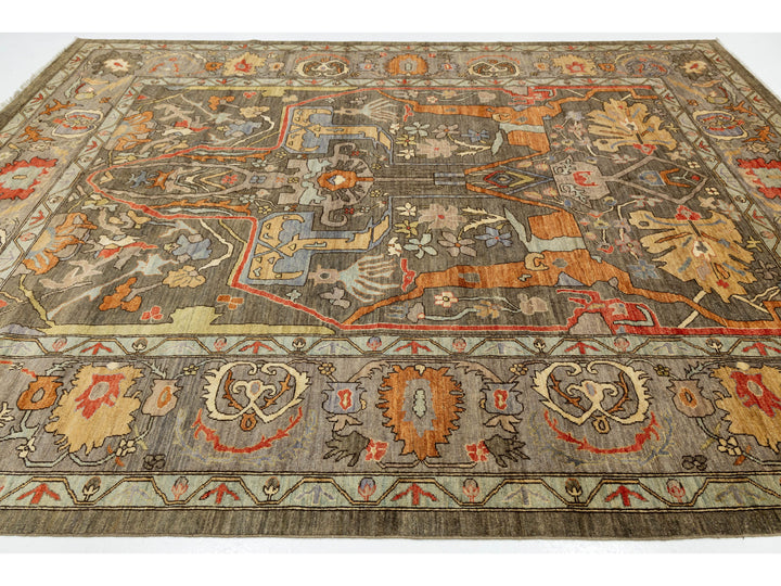 Modern Bidjar Wool Rug 9 X 12